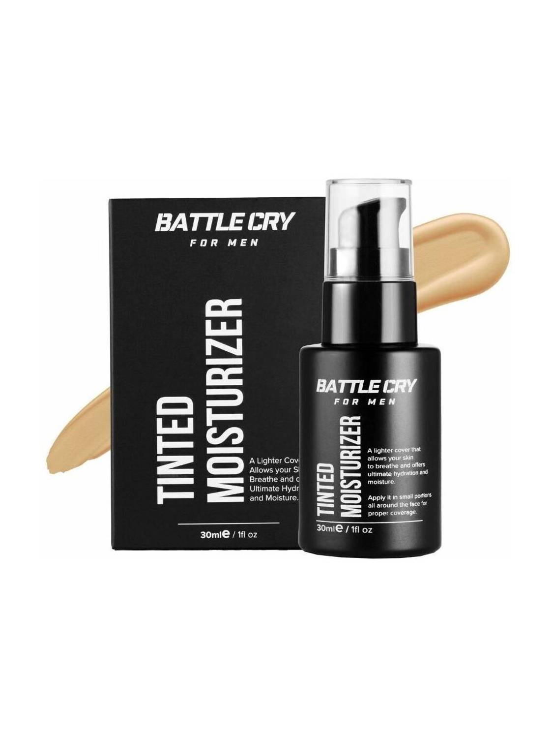 Battlecry Tinted Moisturizer for Men, Medium