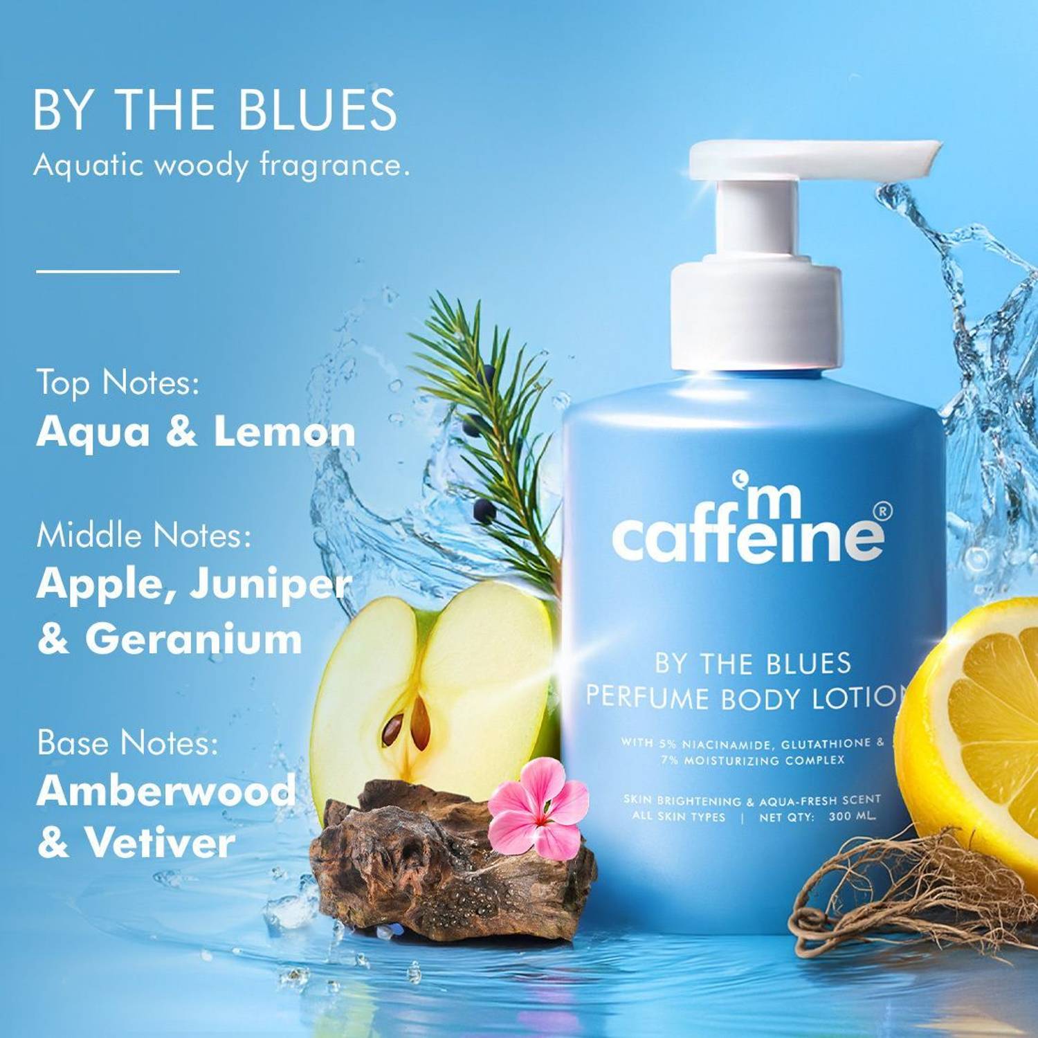 mकैफीन By the Blues Brightening Body Lotion - Image 5