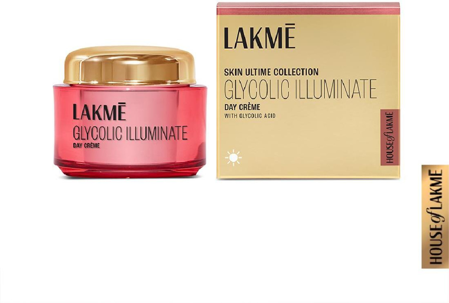 Image of Lakme Glycolic Illuminate Day Cream with Glycolic Acid for Radiant & Even Tone Skin