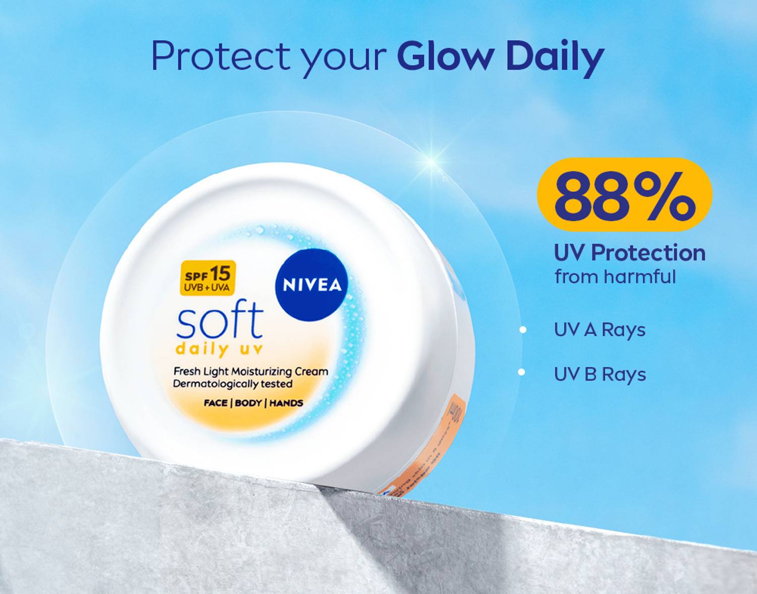 NIVEA Soft Daily UV Light Moisturizer SPF-15 - Image 4