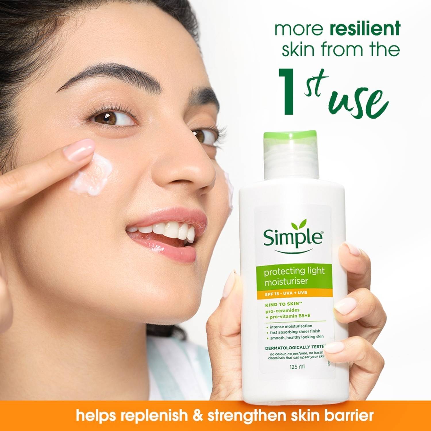 Simple Kind To Skin Protecting Light Moisturiser 125 ml - Image 3