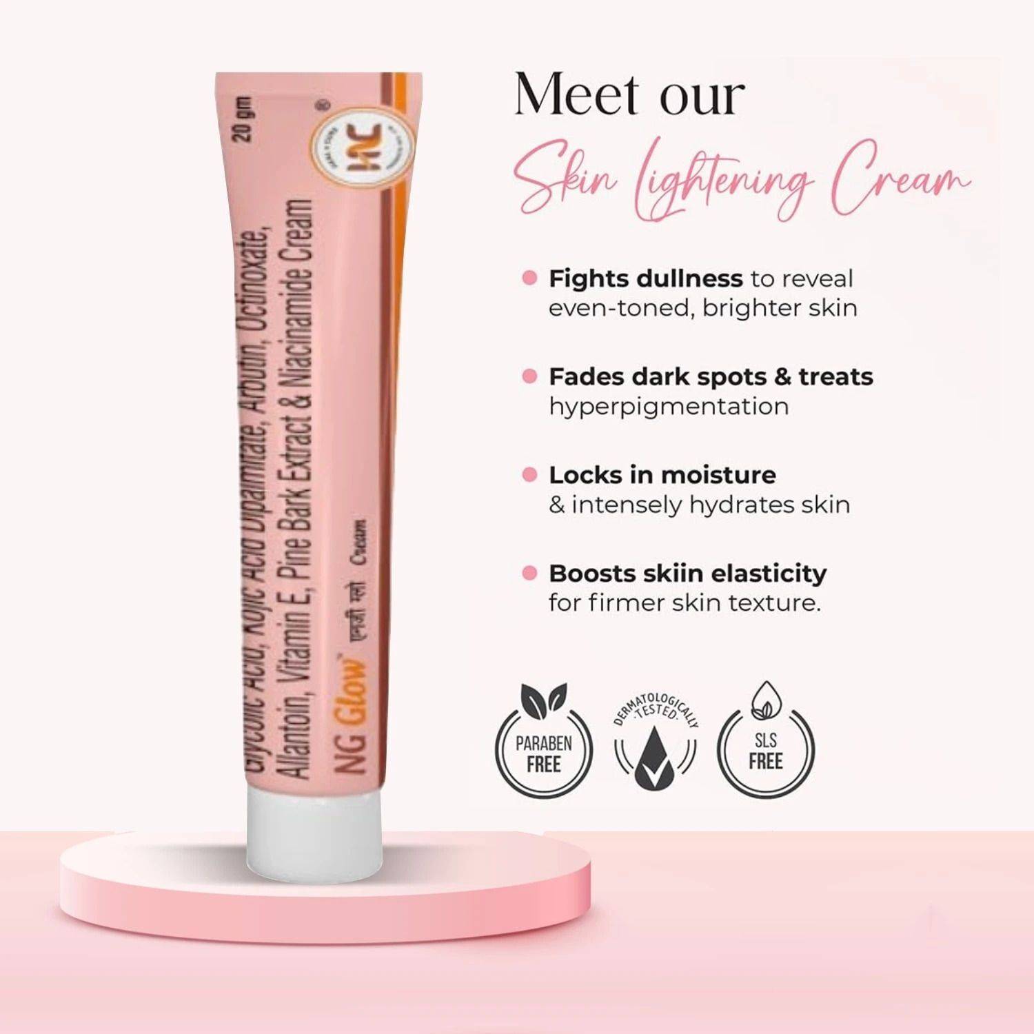 Heal N Cure NG Glow Kojic Acid Cream - Image 2