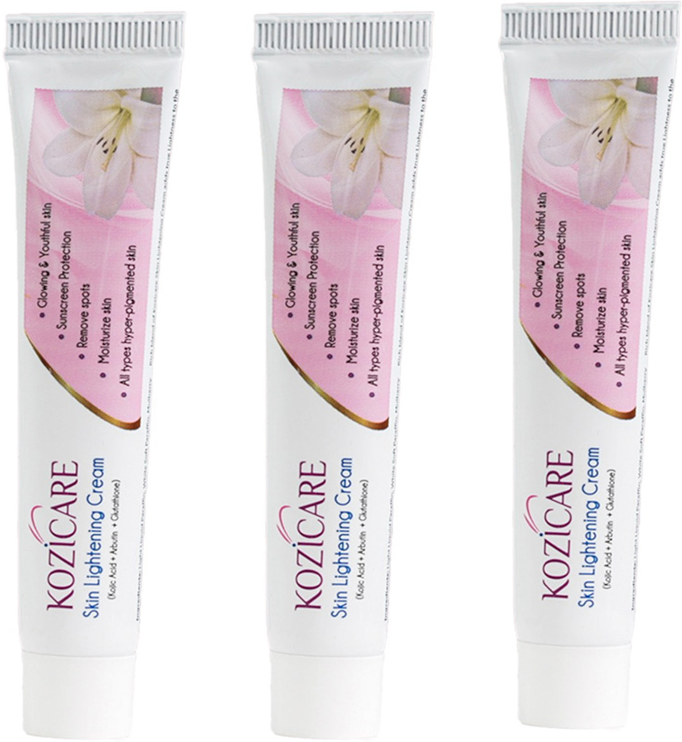 Image of Kozicare Kojic Acid Cream, Glutathione Cream with Niacinamide