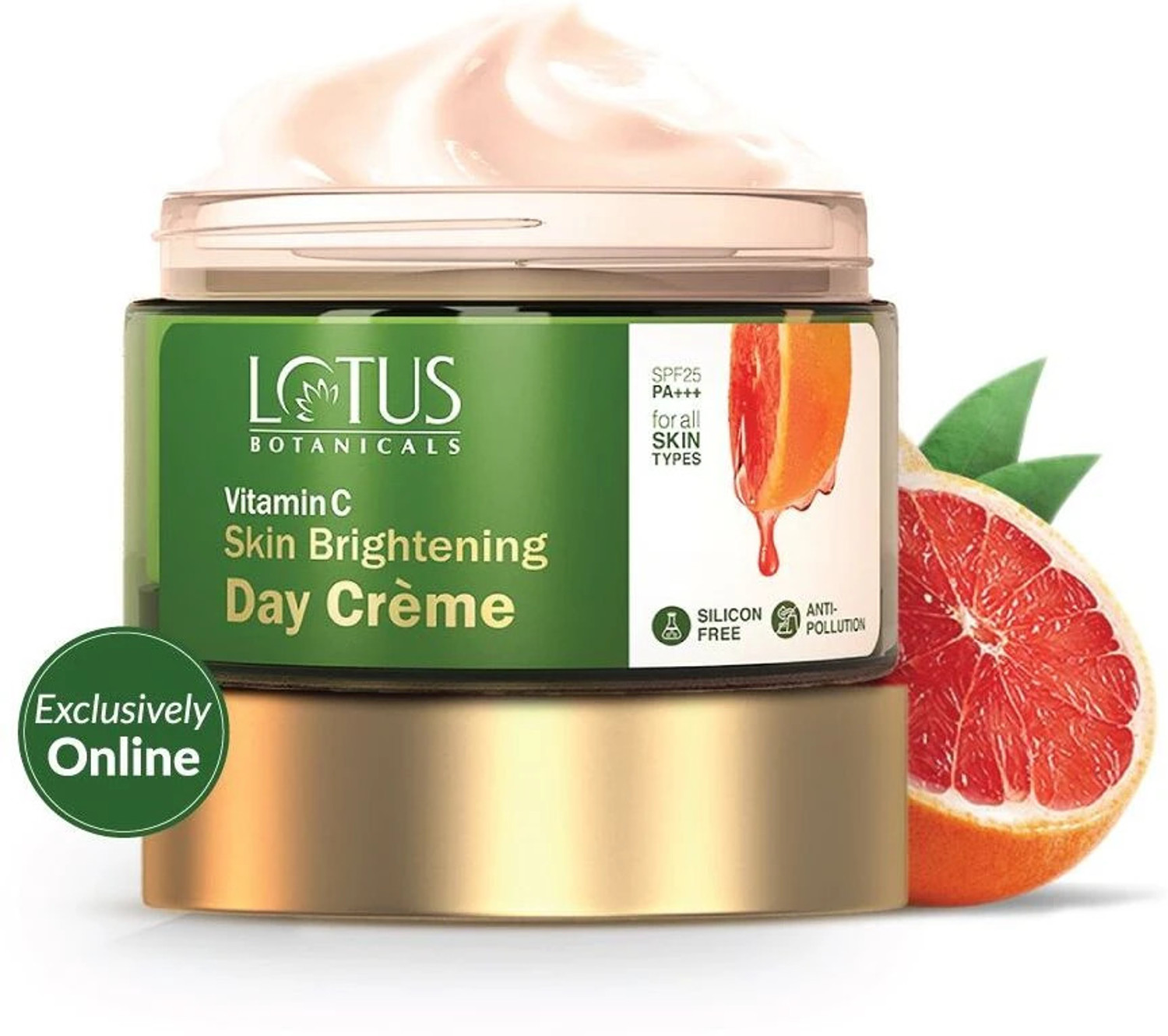 Image of Lotus Botanicals Vitamin C Skin Brightening Day Cream SPF