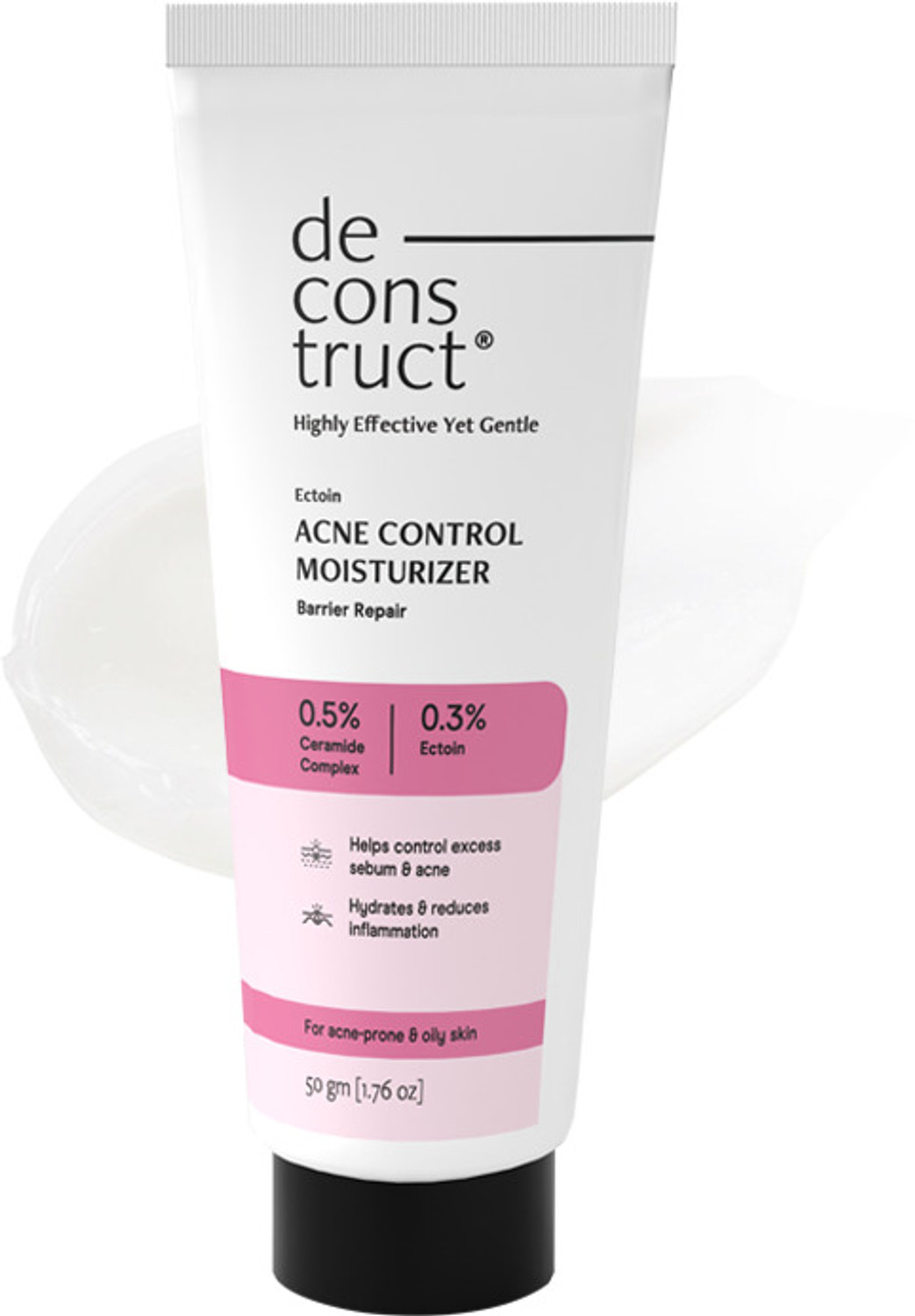 Image of Deconstruct Acne Control Moisturiser with Ectoin & Ceramides for Acne Prone & Oily Skin