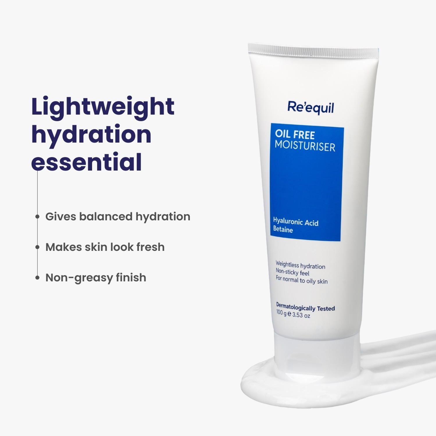 Image of Re'equil OIL FREE MOISTURISER FOR NORMAL, OILY & COMBINATION SKIN