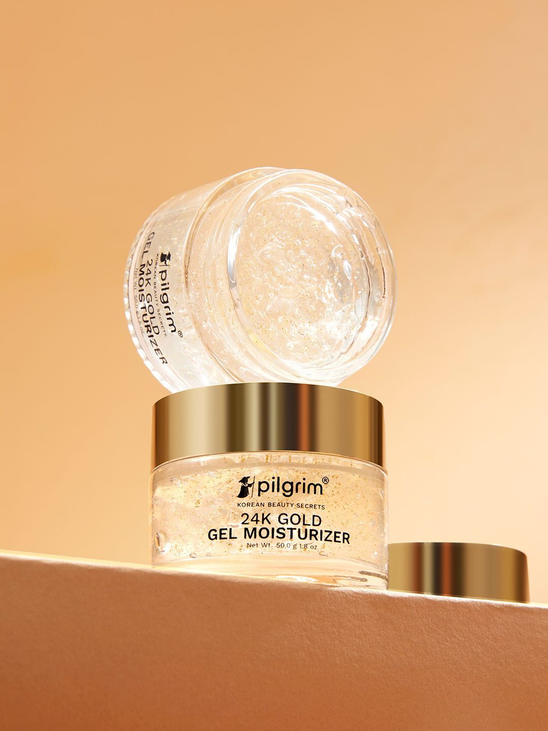 Image of Pilgrim 24k Gold Gel Moisturizer with Hyaluronic Acid & Alpha Arbutin