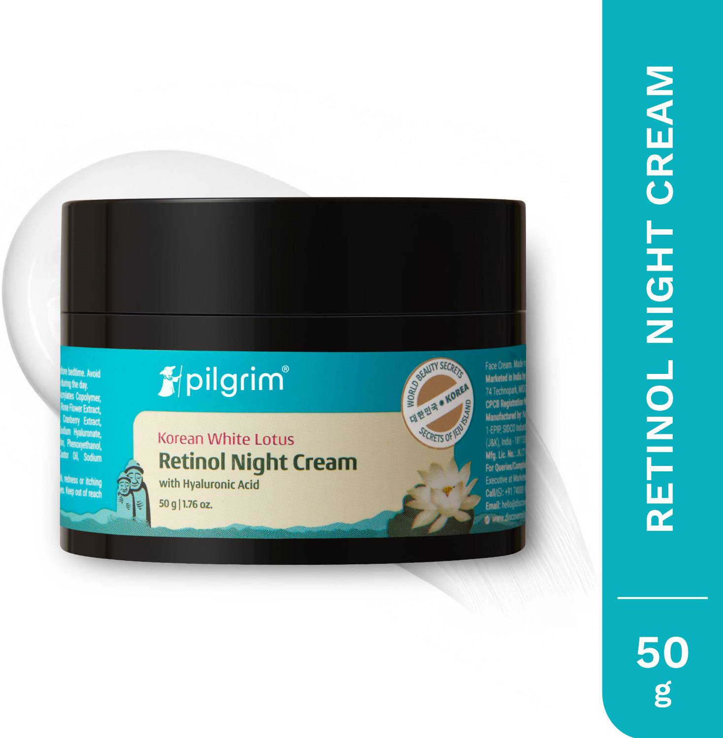 Pilgrim Retinol Night Cream with Vitamin C 50g - Image 1