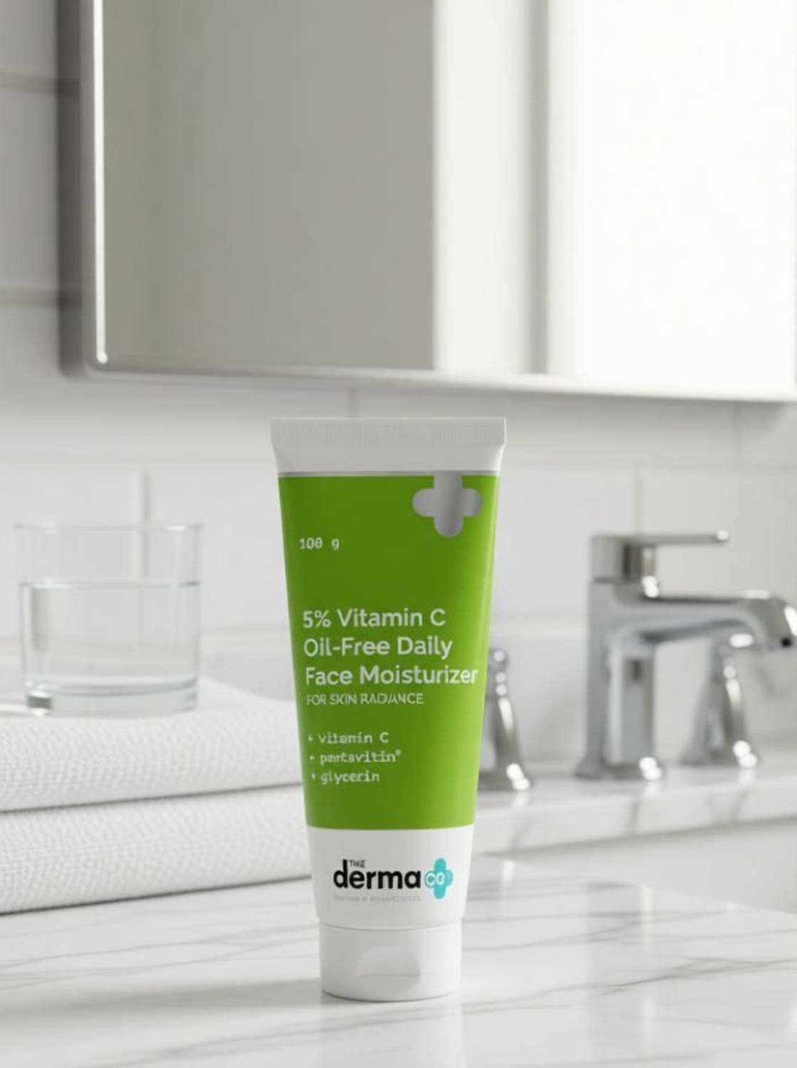 The Derma Co 5% Vitamin C Oil-Free Face Moisturizer 100g - Image 2