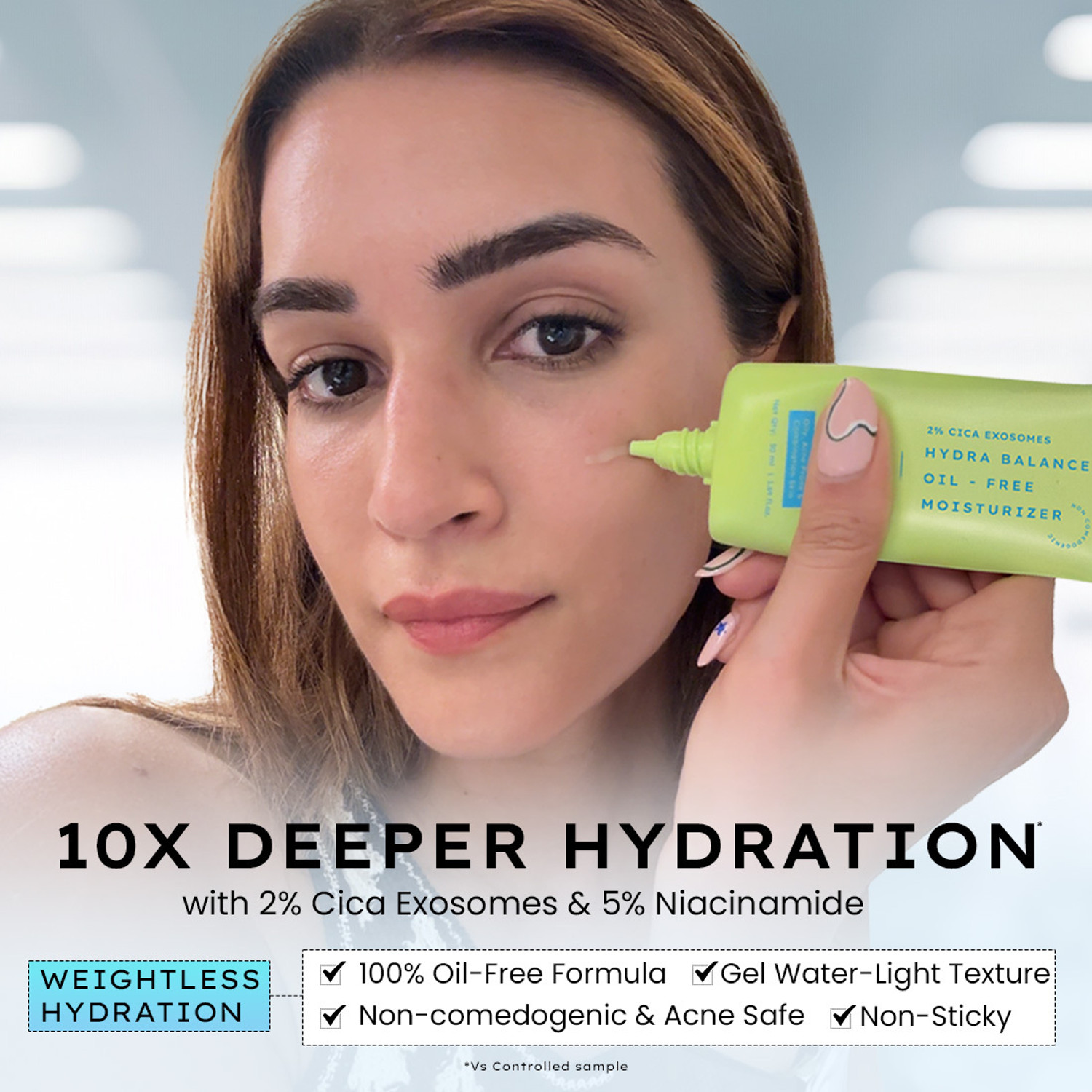 Image of HYPHEN 2% Cica Oil-free Moisturizer With 5% Niacinamide| For Acne-prone, Oily, Dry Skin