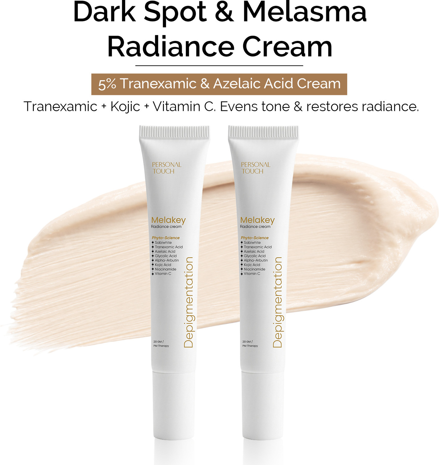 Image of PERSONAL TOUCH SKINCARE Melakey - For Hyper Pigmentation & Melasma Face Cream