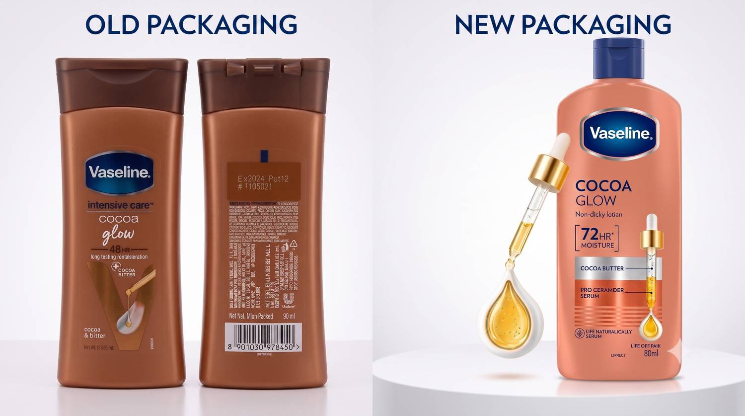 Vaseline Intensive Care Cocoa Glow Body Lotion - Image 2