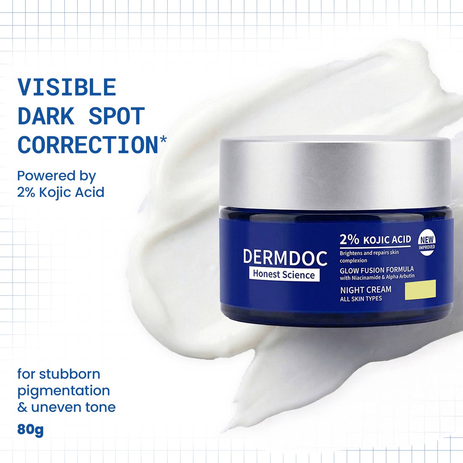 DermDoc 2% Kojic Acid Night Cream - Image 1