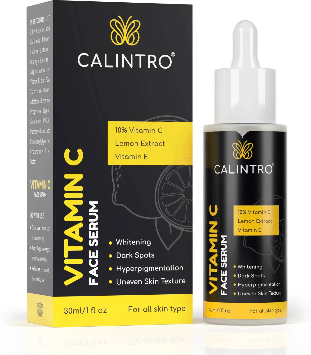 Calintro Bright Complete Vitamin C Booster Serum Bright Skin Face Serum
