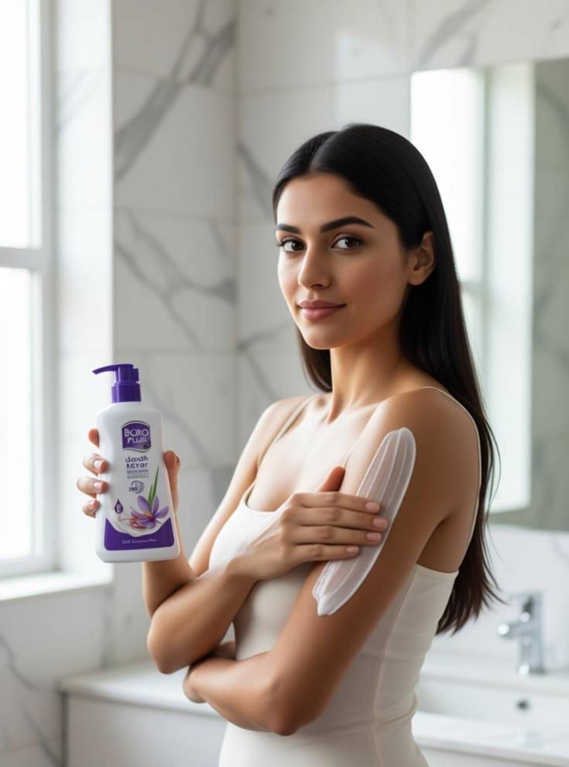 BOROPLUS Body Lotion 24Hrs Moisturisation 100% Ayurvedic - Image 2