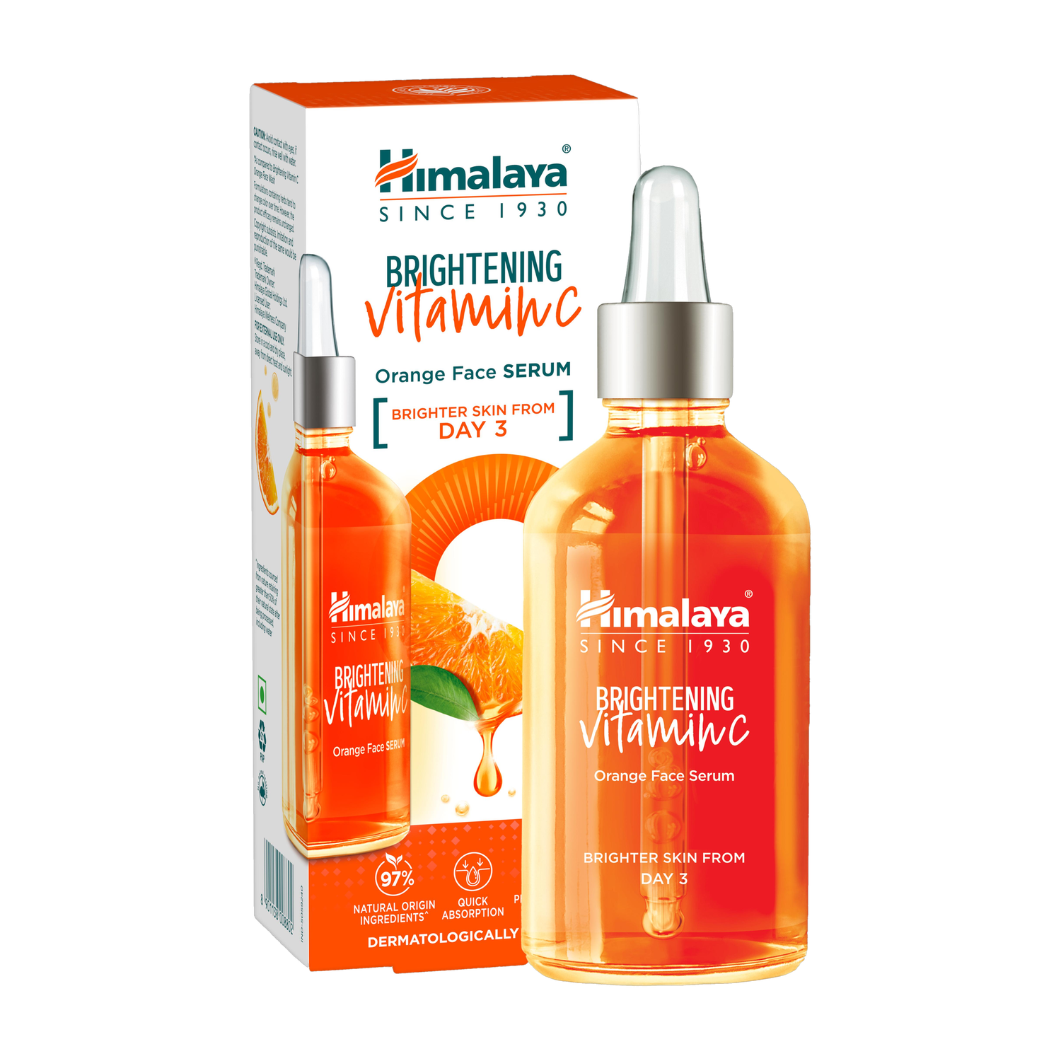 Himalaya Vitamin C Orange Face Serum 30ml - Image 1