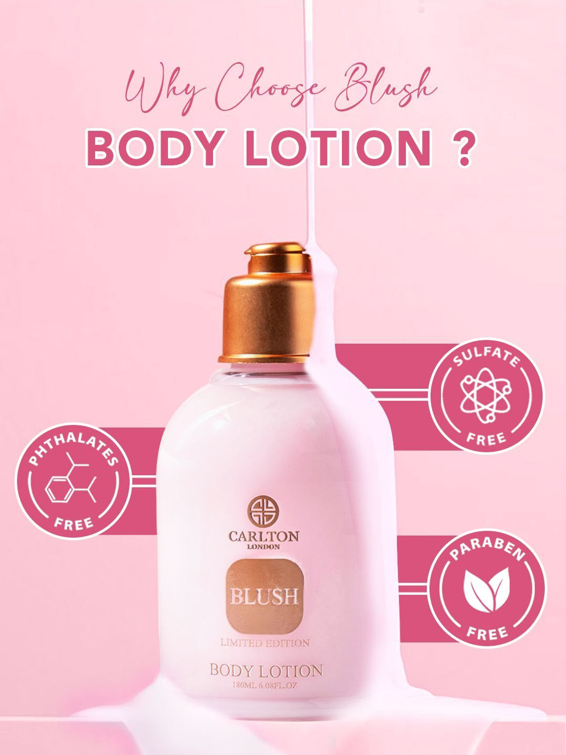 Image of CARLTON LONDON Blush Body Lotion