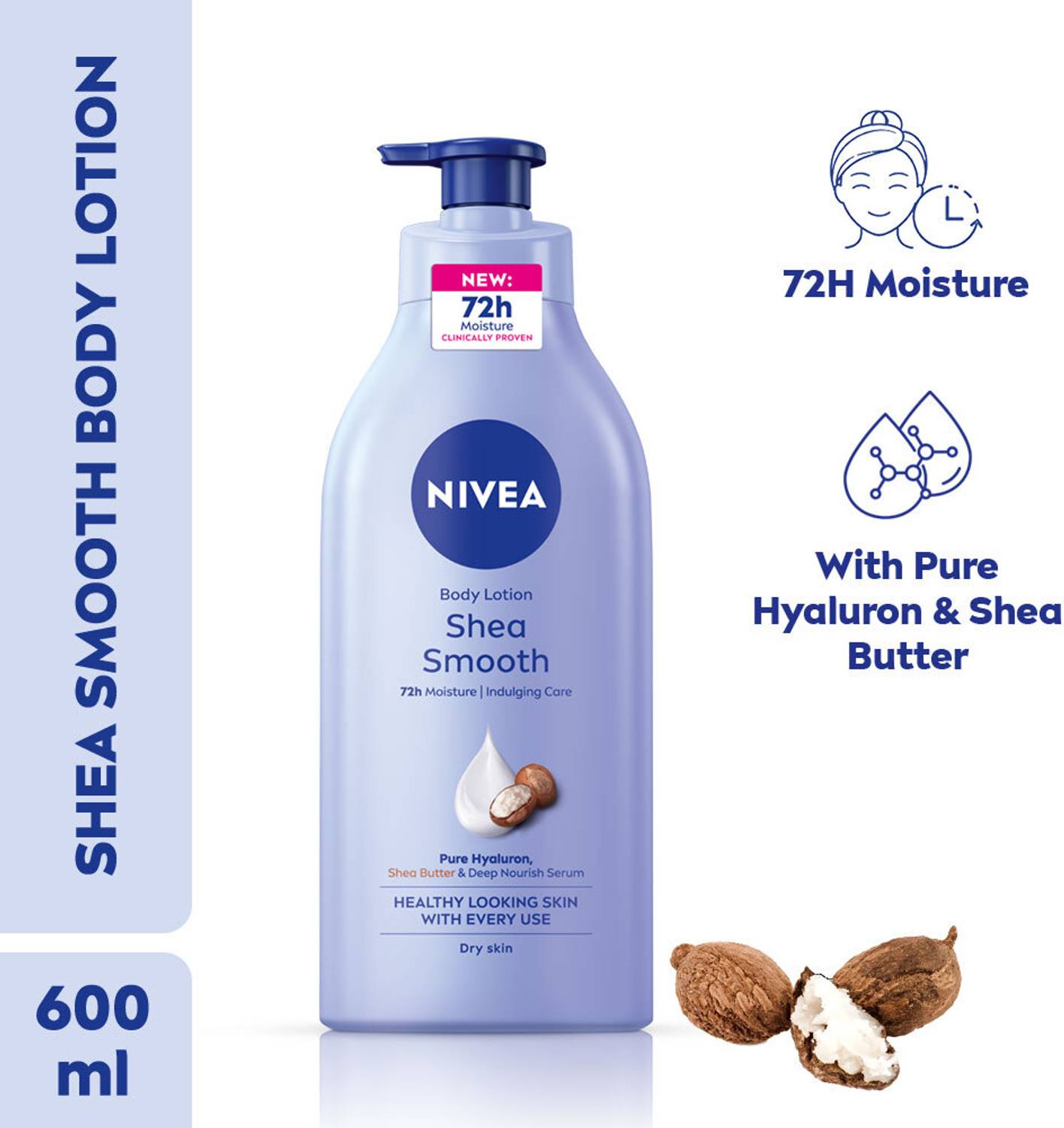 NIVEA Shea Smooth Moisturizer Lotion - Image 1