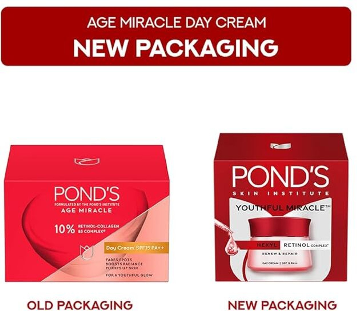 Image of POND's Age Miracle, Youthful Glow, Day Cream New Pack