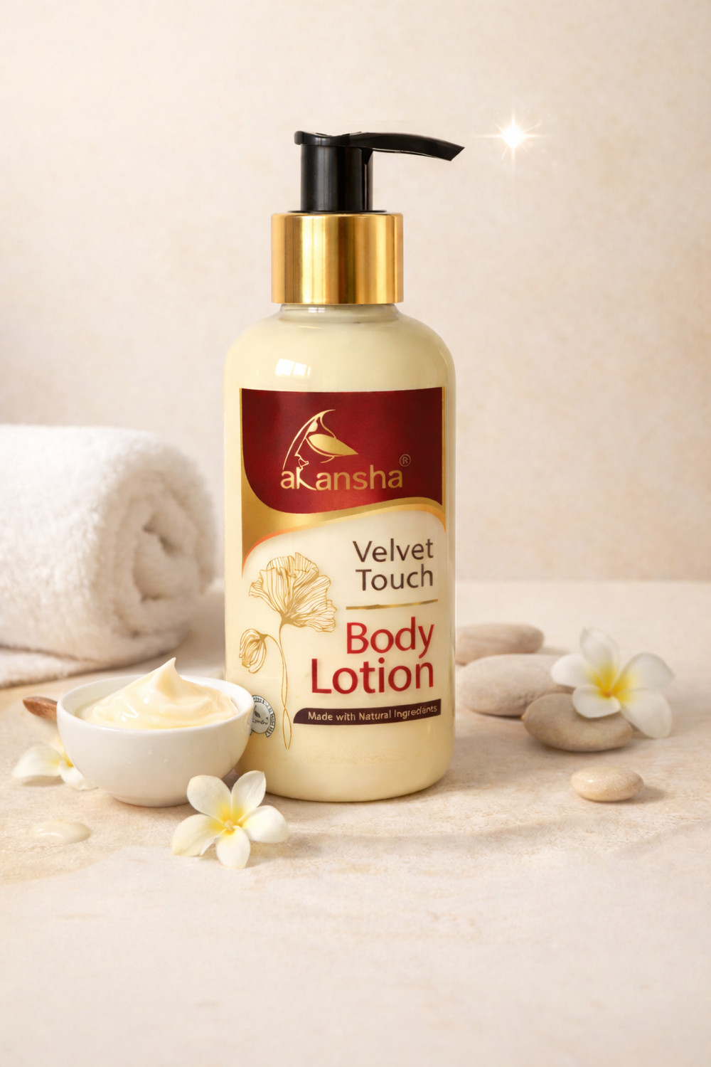 Image of AKANSHA Velvet Touch Natural Deep Nourishing Body Lotion