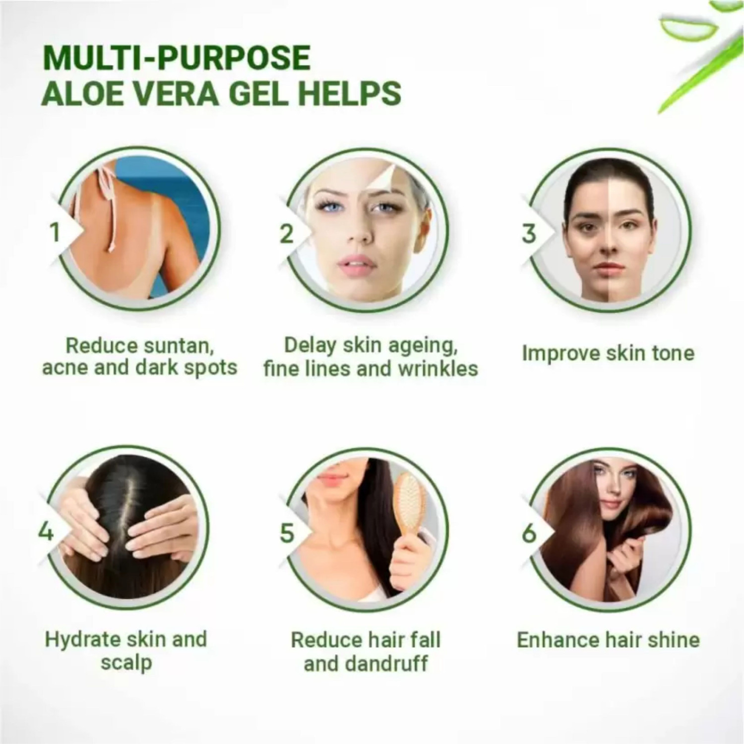 Image of RAQUITYS Pure Aloe Vera Gel ure Aloe Vera Skin Gel 220g For Face & Hair | Hydrating, Moisturizing, Soothing Skin | Multipurpose Gel