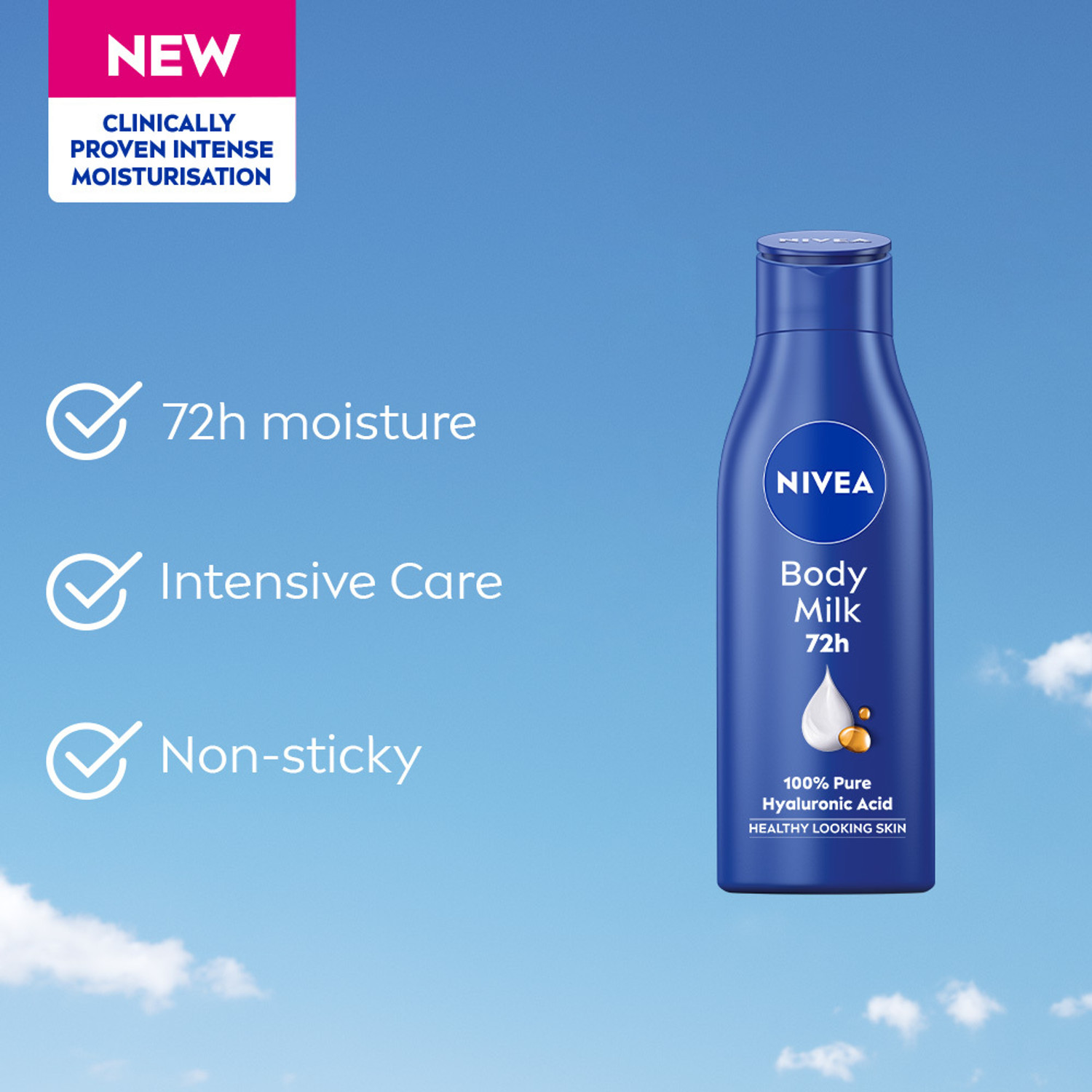 Image of NIVEA Body Milk Combo, Lotion Moisturizer, Deep Moisture Serum, Normal Skin