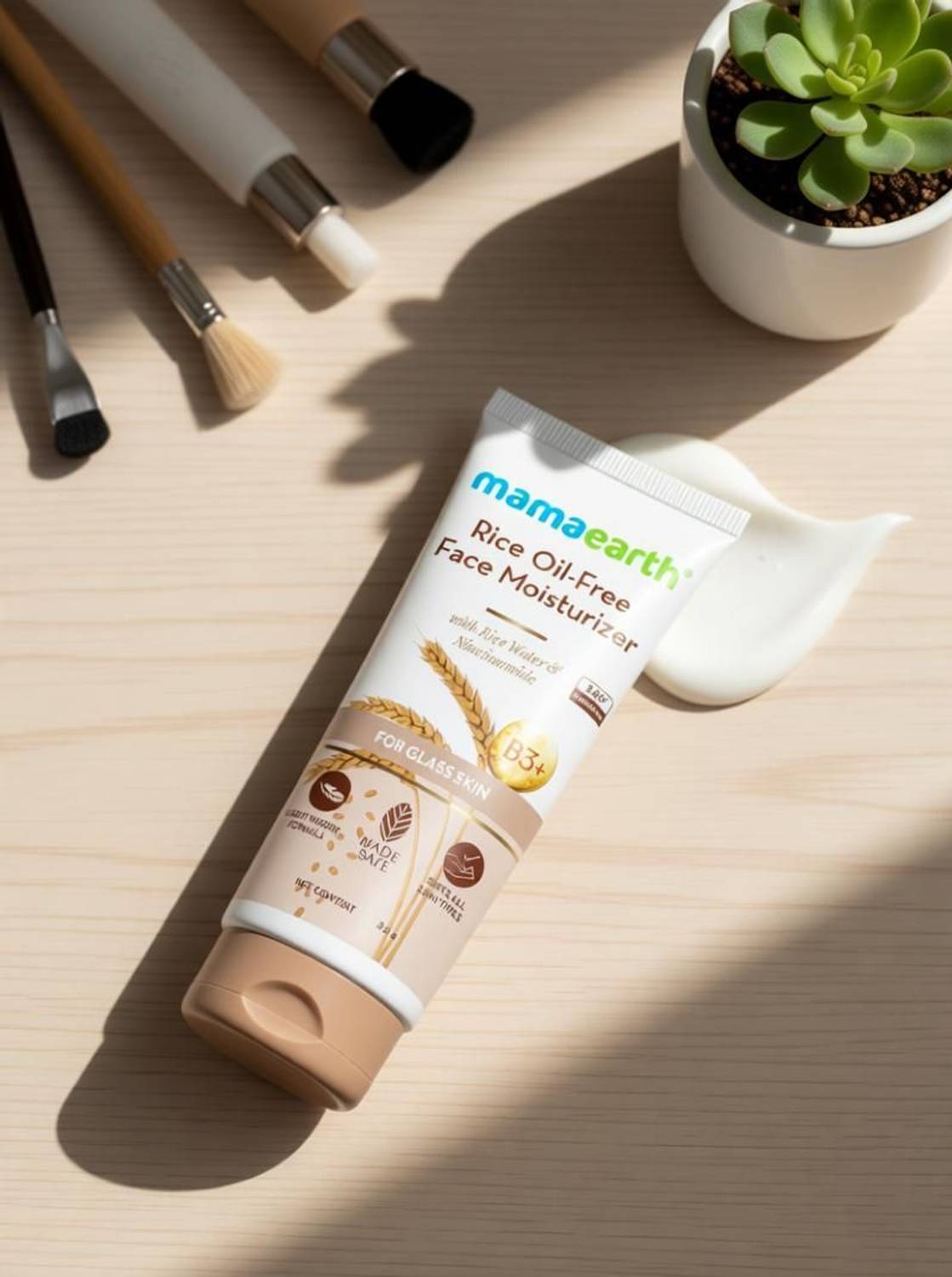 Mamaearth Rice Oil-Free Face Moisturizer 80g - Image 5