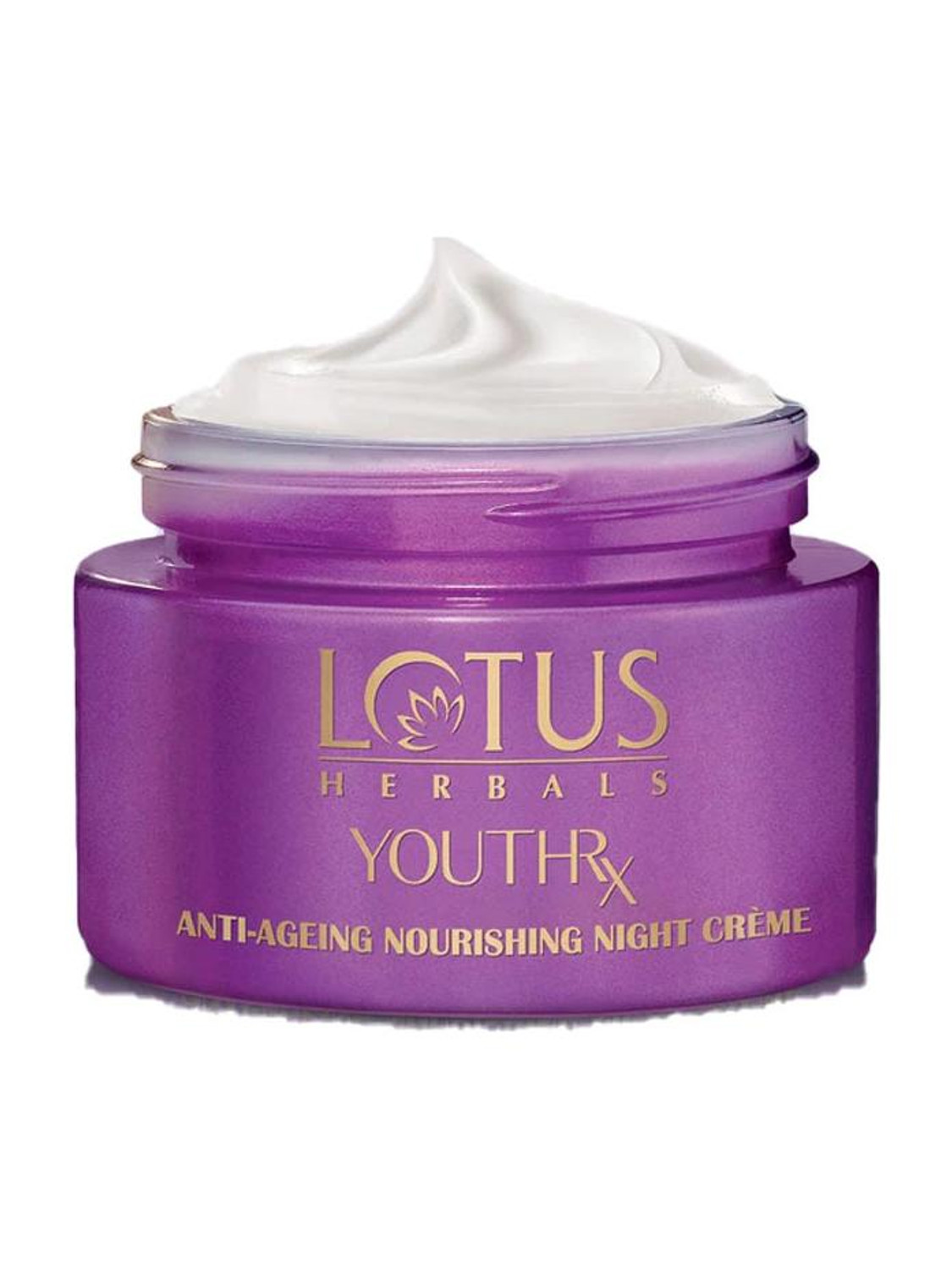 Image of LOTUS HERBALS YouthRx Anti Ageing Nourishing Night Cream | For Fine Lines & Wrinkles | 50g