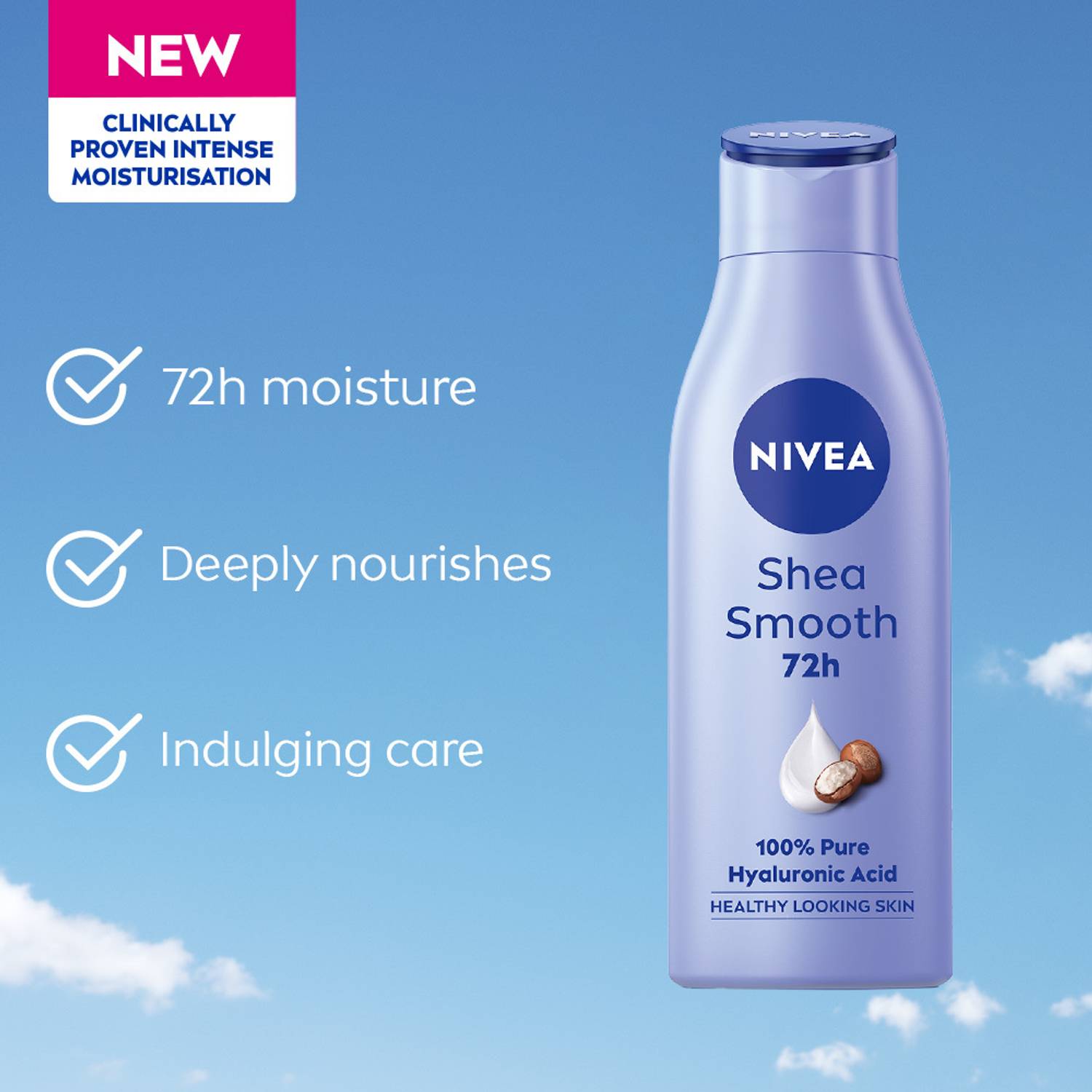 NIVEA Body Milk Shea Smooth Moisturizer - Image 3