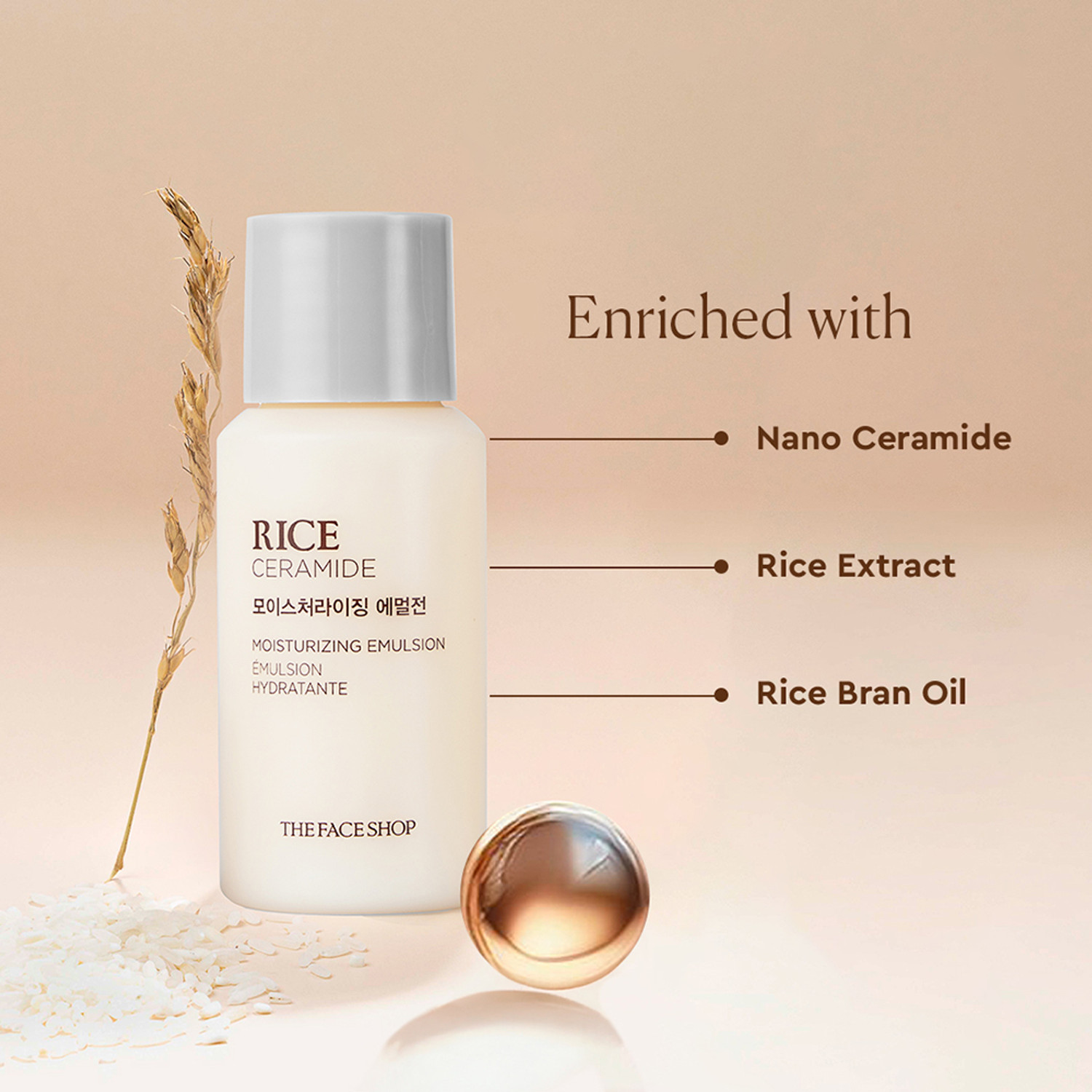 Image of The Face Shop Rice & Ceramide Emulsion