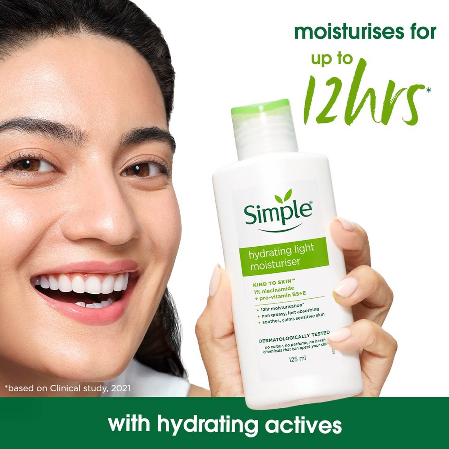Simple Kind To Skin Hydrating Light Moisturiser 125 ml - Image 3