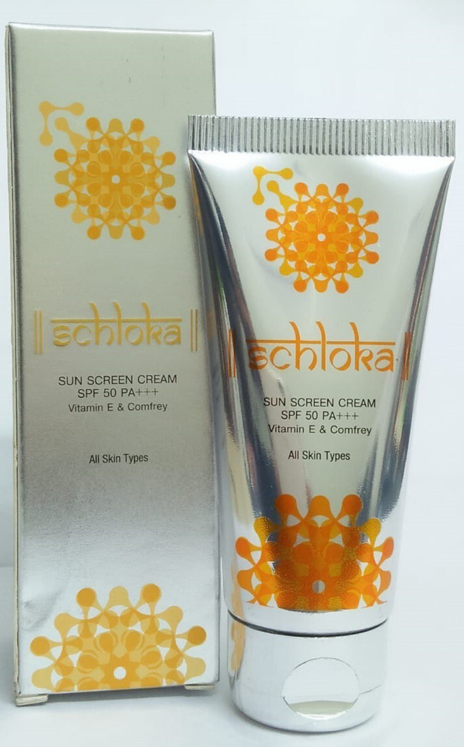 Image of MODICARE SCHLOKA Sun Screen Cream SPF 50 PA+++ vitamin E & Comfrey