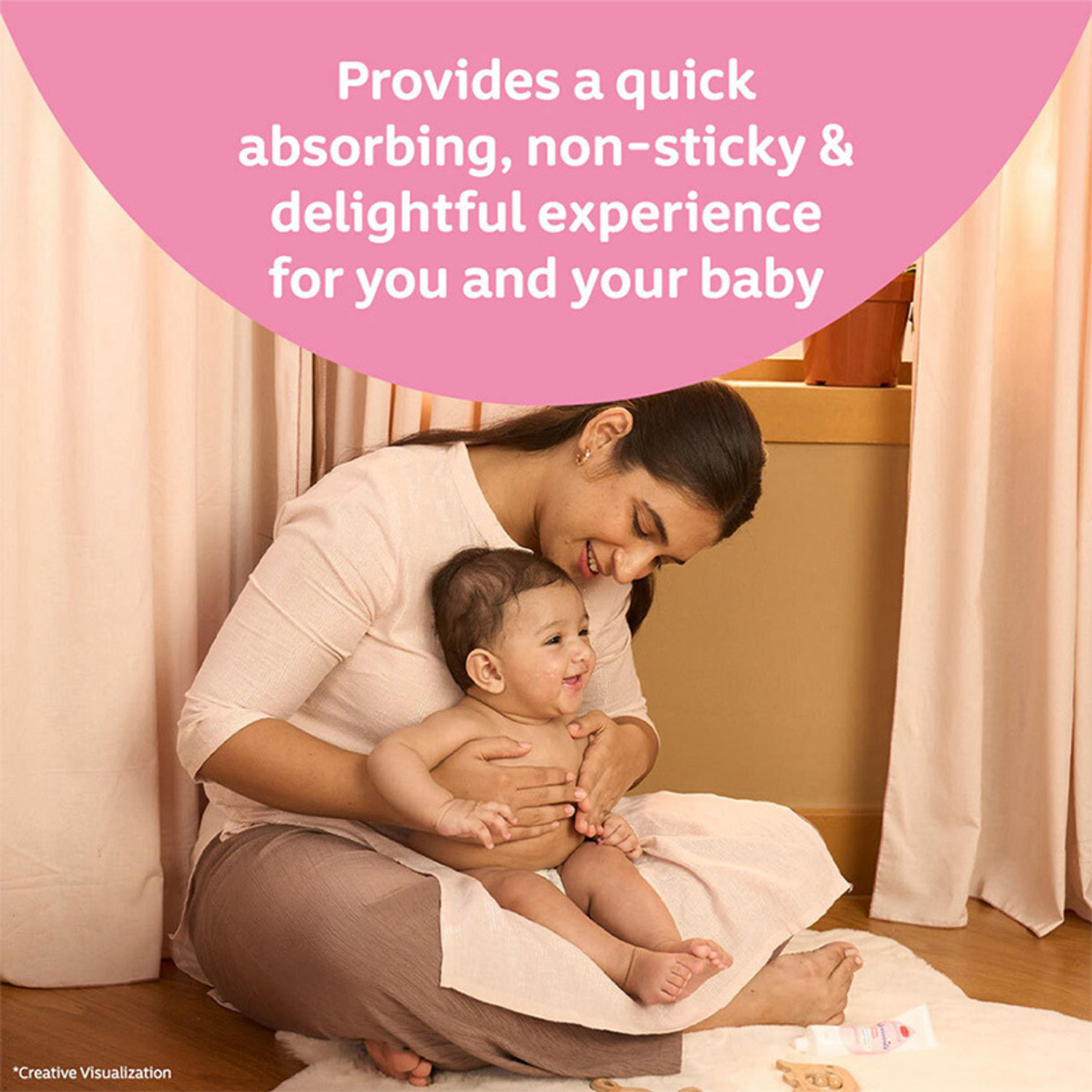 Image of JOHNSON'S Baby Cream, protects from dryness, pH Balanced, paraben-free,� Pack of 2