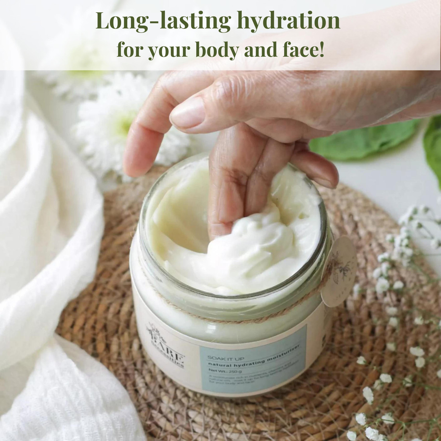 Image of Bare Necessities Soak it up - Natural + Vegan Hydrating Moisturizer