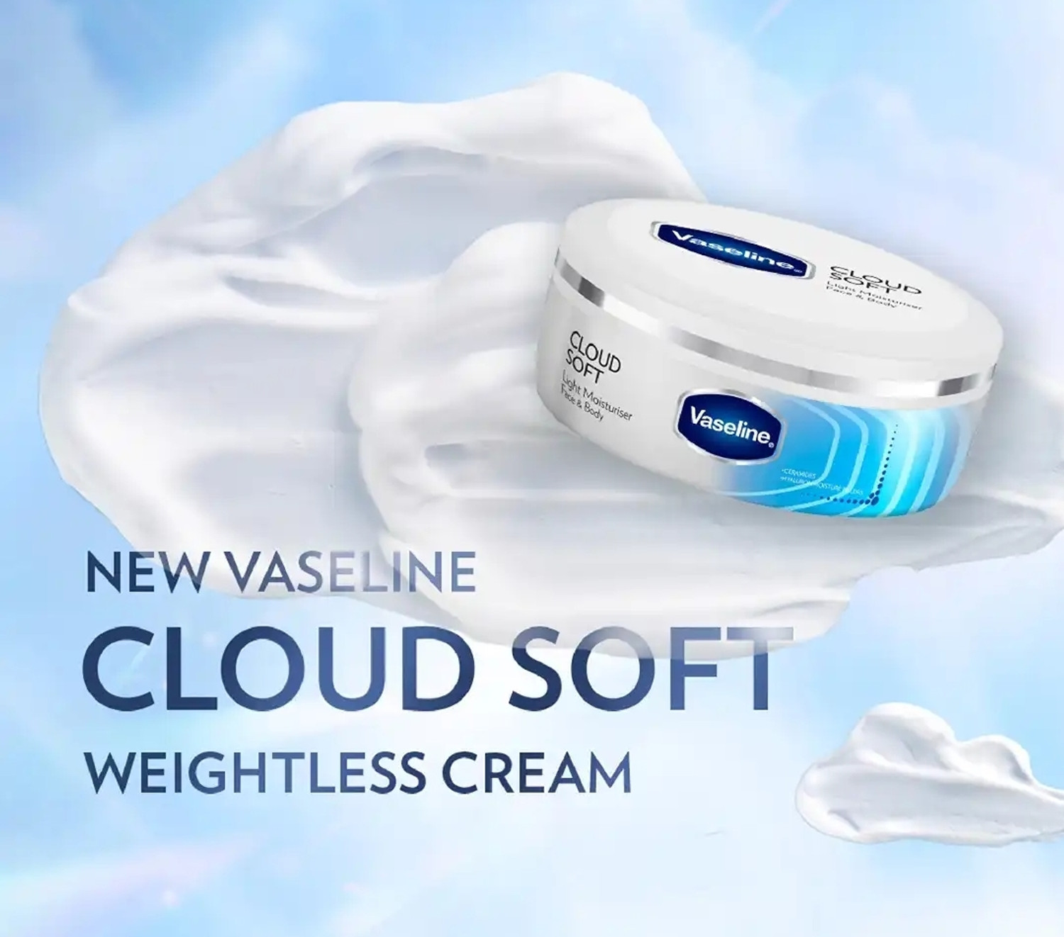 Image of Vaseline Cloud Soft Light Moisturizer 100 gm