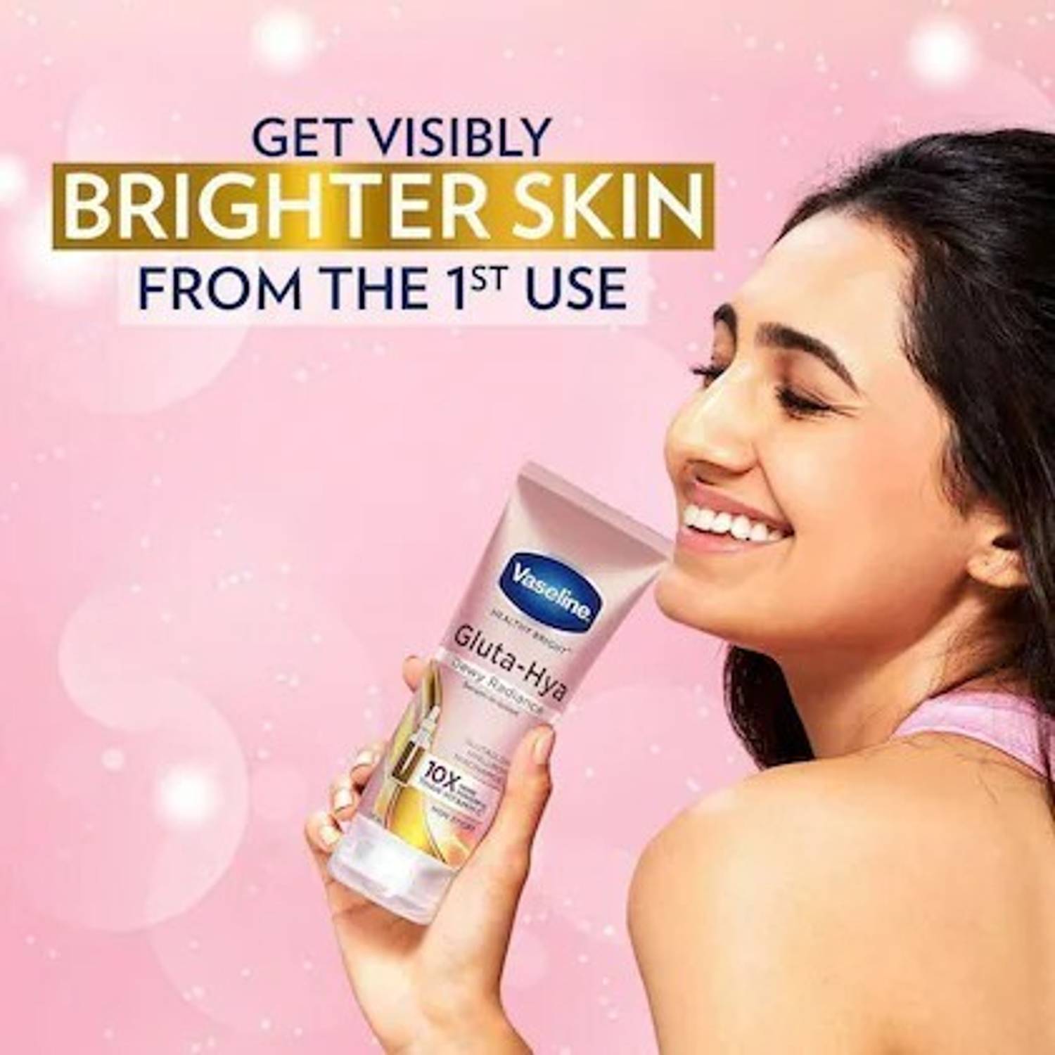 Vaseline Gluta-Hya Dewy Radiance Lotion 200ml - Image 2