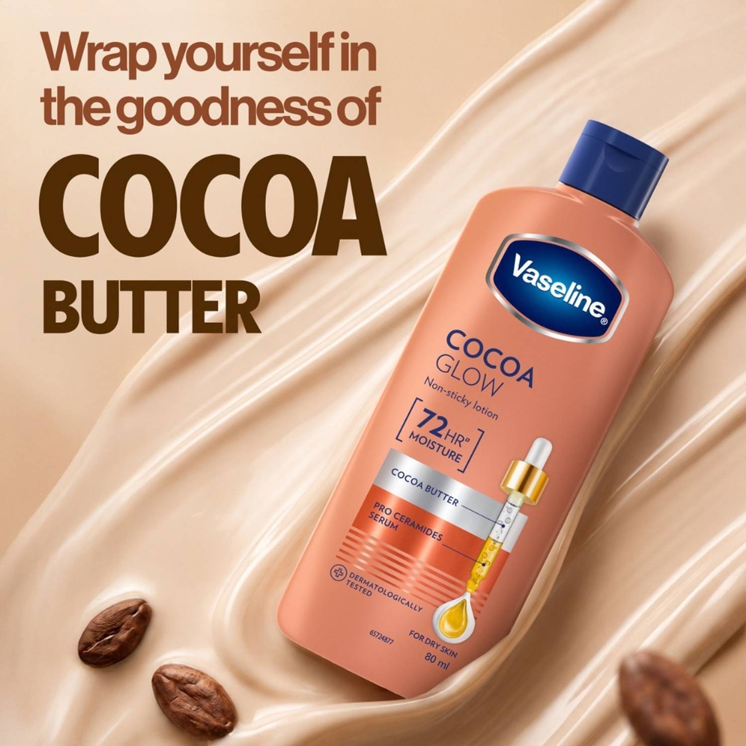 Vaseline Intensive Care Cocoa Glow Body Lotion - Image 5