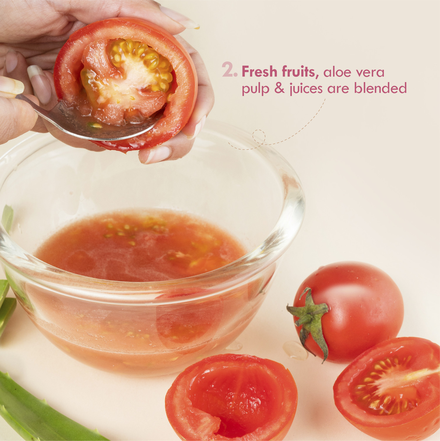 Image of Nat Habit Tomato Vetiver Malai Face Cream With Vitamin C Moisturizer For Summers