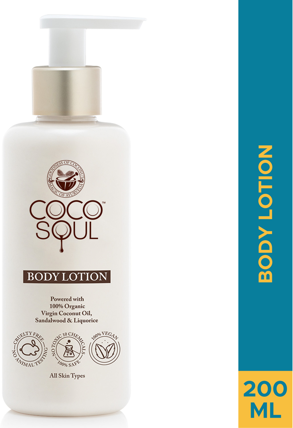 Image of Coco Soul Body Lotion with Coconut Sandalwood & Liquorice