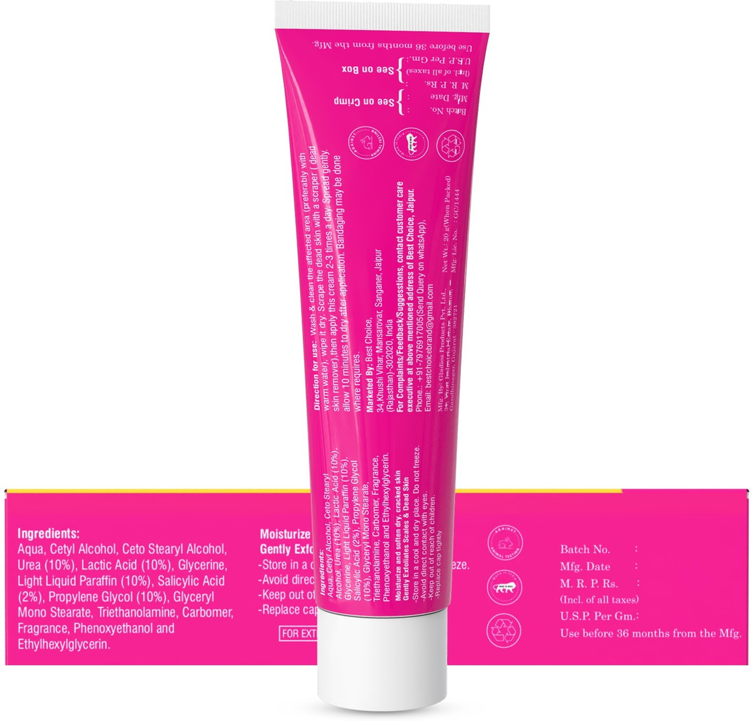Image of Refollium Feet crack heel repair cream Smooth Foot Crack Cracked Heel Repari Foot Cream