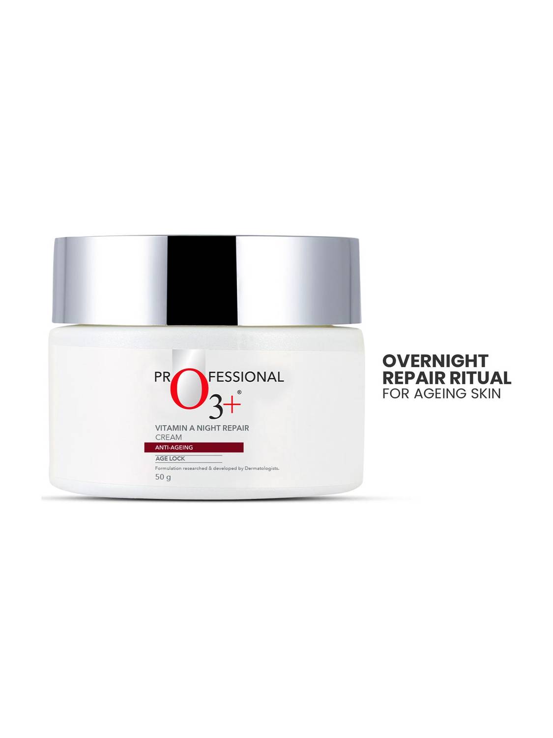 O3+ Anti-Ageing Vitamin-A Night Repair Face Cream - Image 1