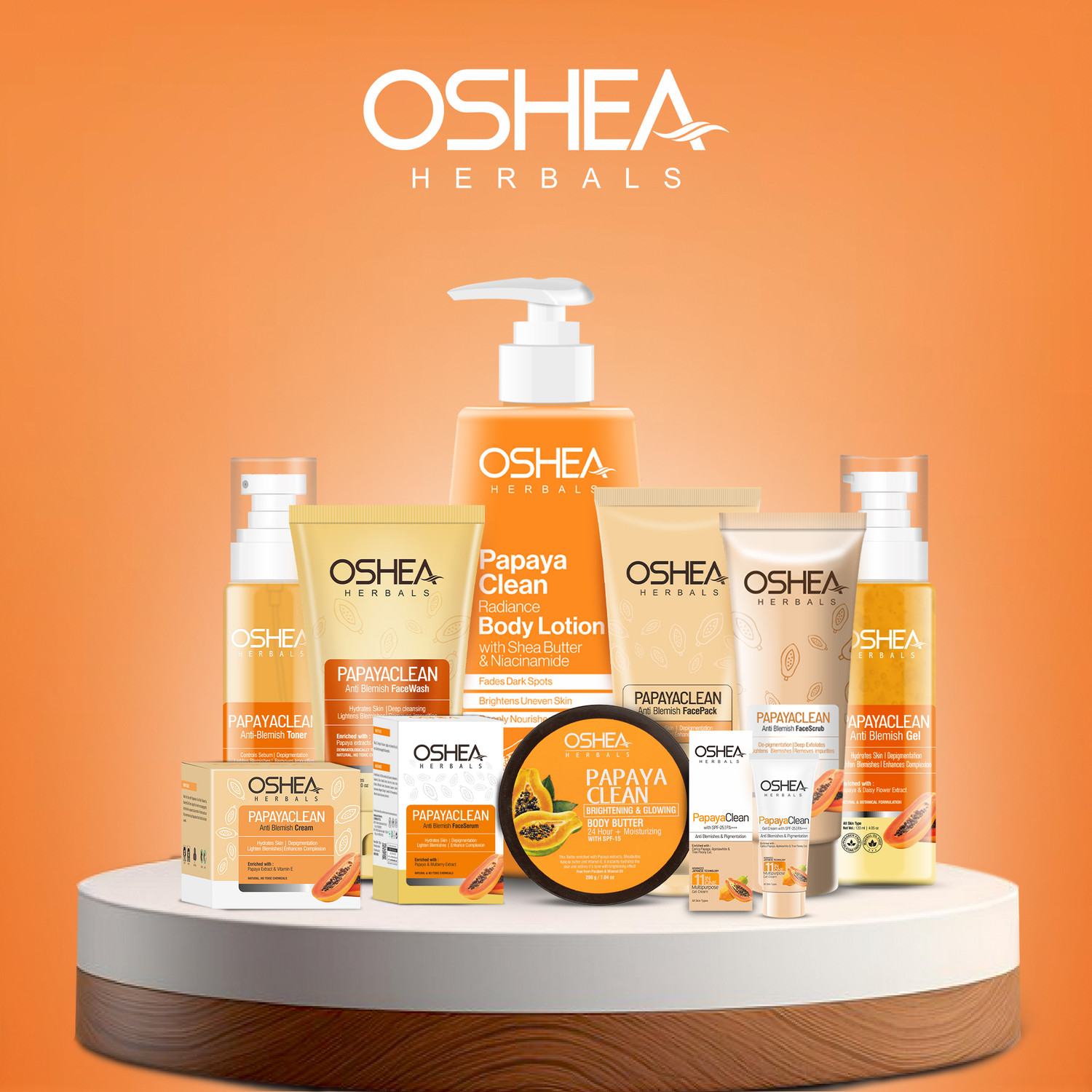Image of Oshea Herbals Papayaclean Anti Blemishes Serum for Hydration & DPigmentation