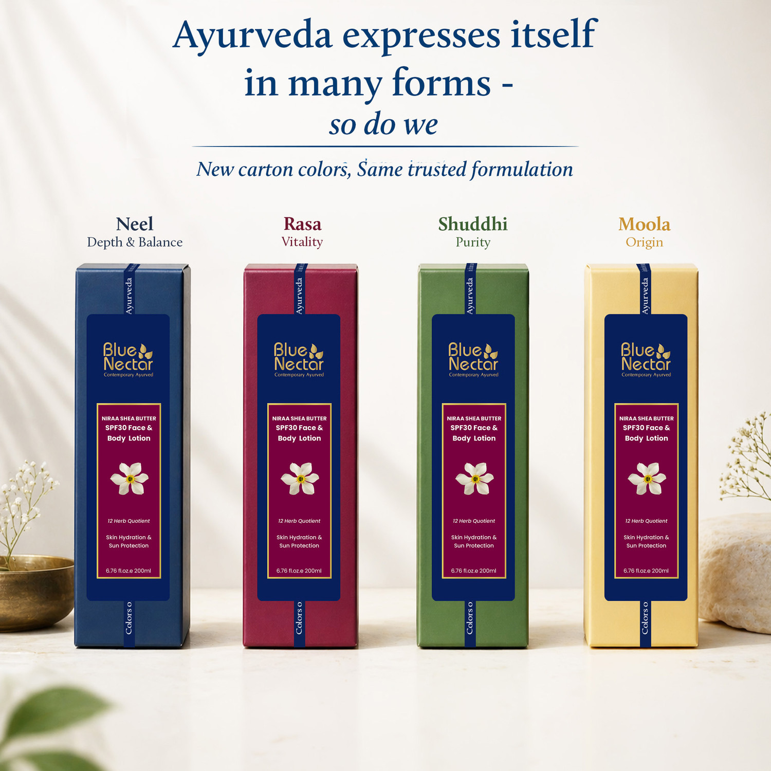 Image of Blue Nectar Cocoa Butter Nargis Brightening Body Sunscreen Lotion