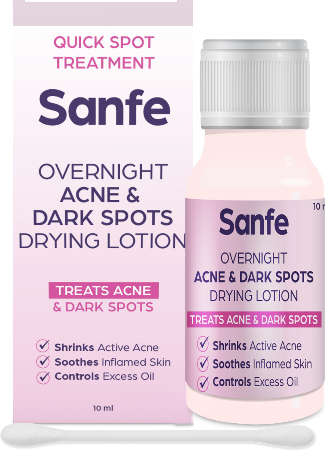 Image of Sanfe Overnight Acne & Dark Spots Drying Lotion