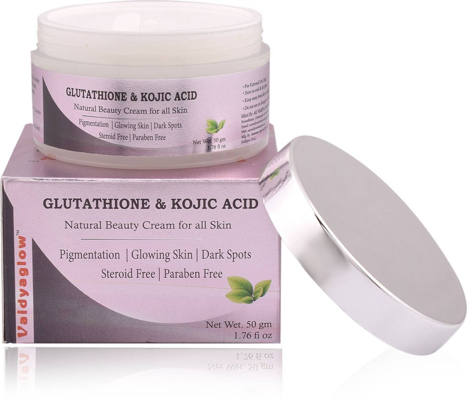 kojic acid glutathione cream 50g Cream, Niacinamide Moisturizer for Lifting, Smoothing, Thightening Face and Neck, Face Firming for * Light Beige, Face Lift Cream for * Types, Deep Hydrating Skin, Kojic Clear Active Glutathione Terminal