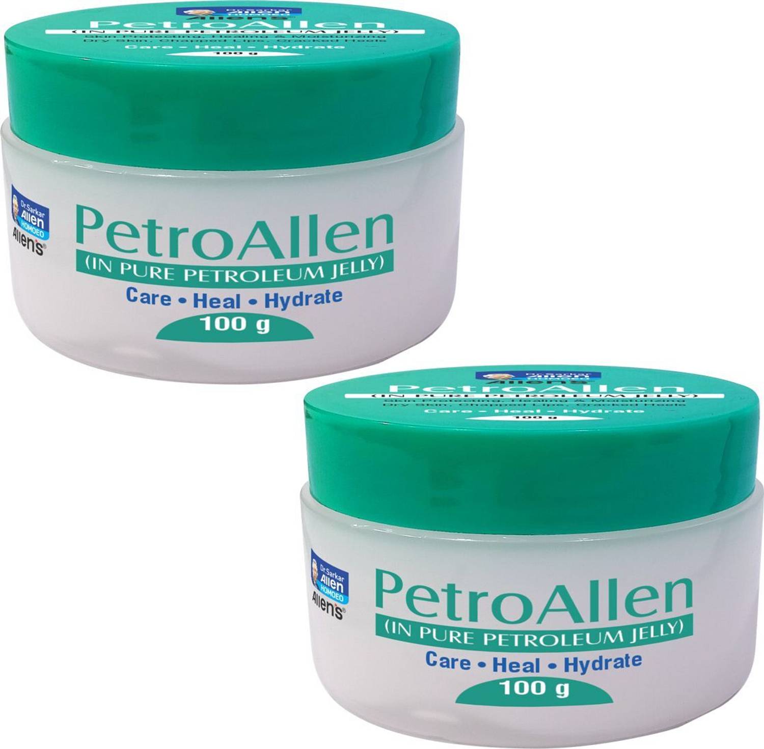 Allen's PetroAllen pure petroleum jelly (50 gm x 2 packs)