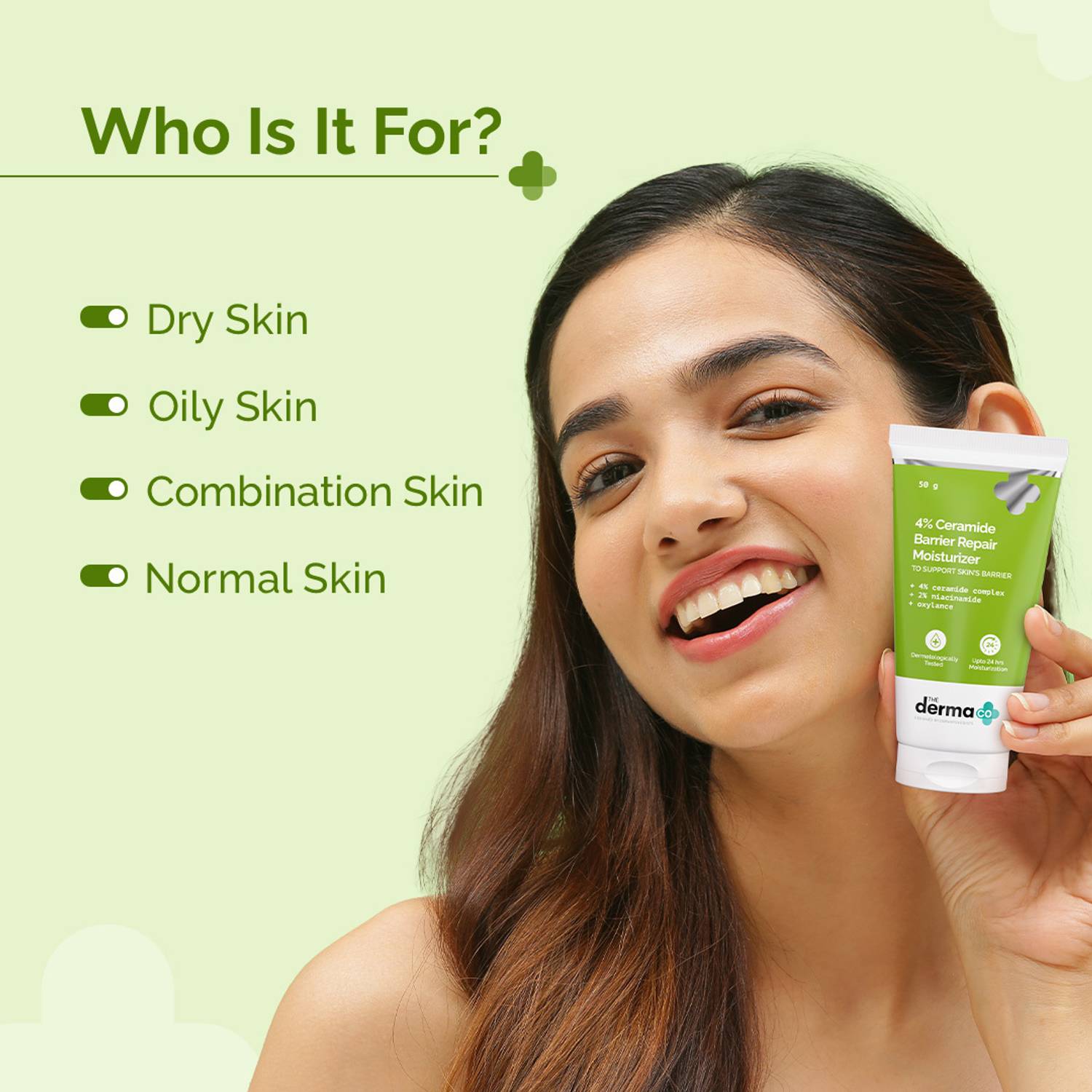 The Derma Co 4% Ceramide Barrier Repair Moisturizer - Image 2