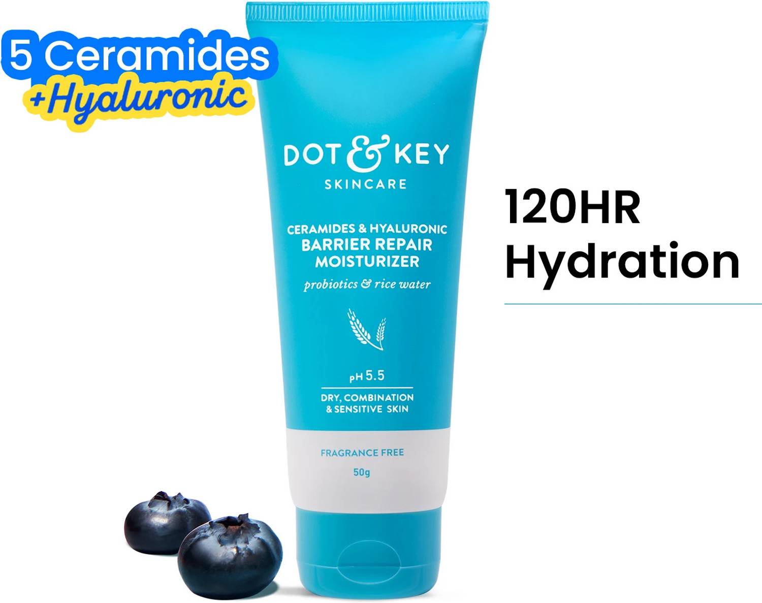 Dot & Key Ceramides & Hyaluronic Barrier Repair Moisturizer 50g - Image 1