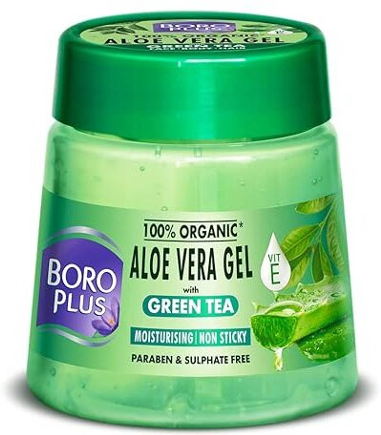BOROPLUS Aloe Vera Gel with Green Tea, 200 ml