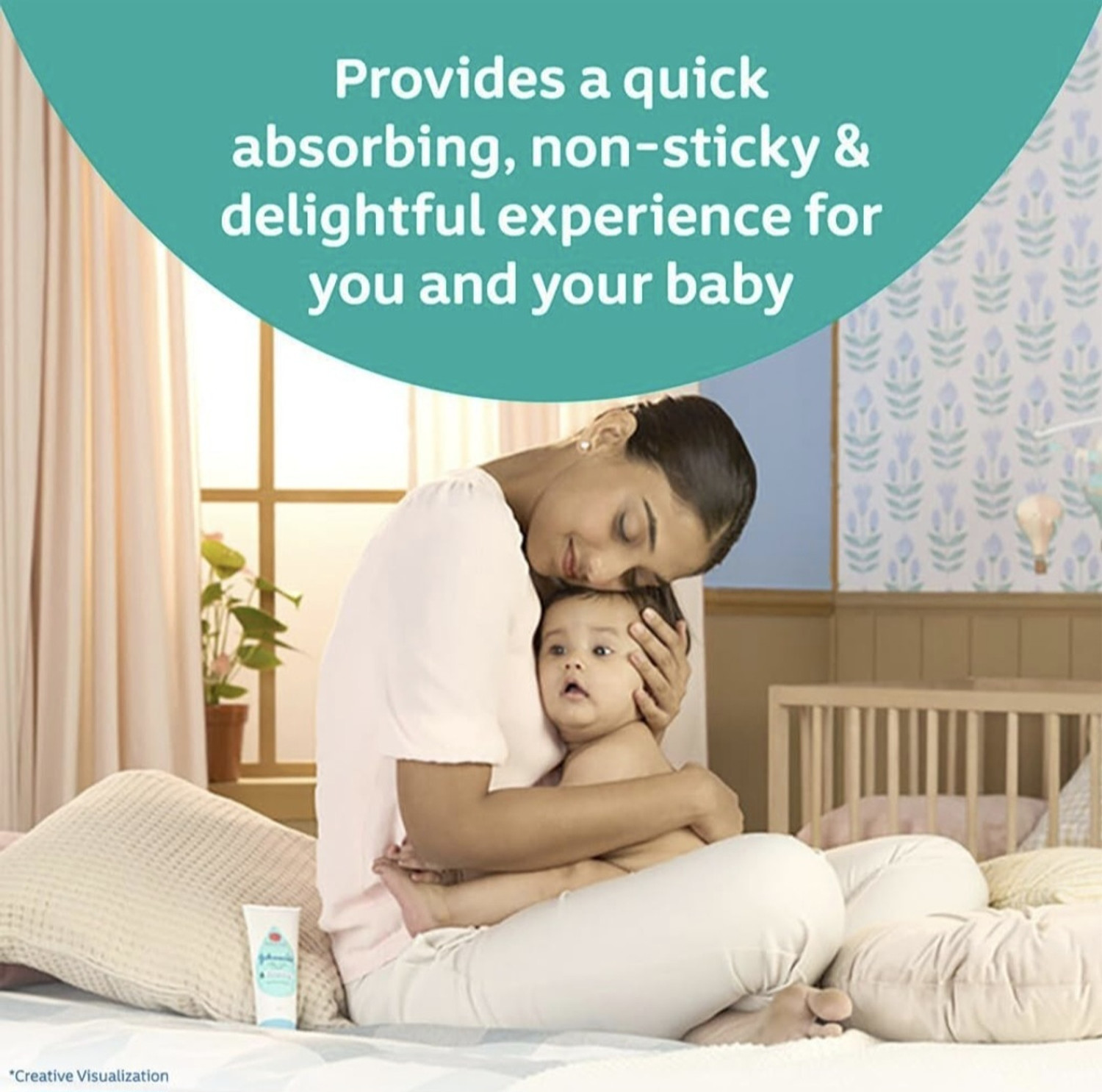 Image of JOHNSON'S Baby Milk & Rice Cream Allways Keep Soft & Smooth Your Baby's Delicate Skin